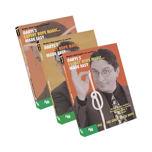 데럴 로프매직 1~3 (Rope Magic Made Easy (3 volume set) by Daryl & Murphy's Magic Supplies - DVD)