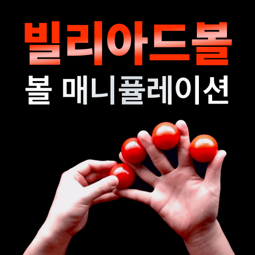 빌리아드볼 (1.6인치) 밝은빨강색 Billiard Balls (1.6inch-red)