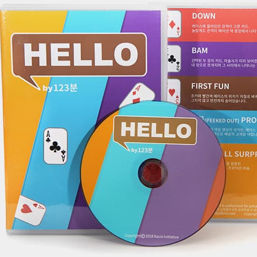 HELLO 헬로 by 123분 (이정재) 카드 마술 DVD